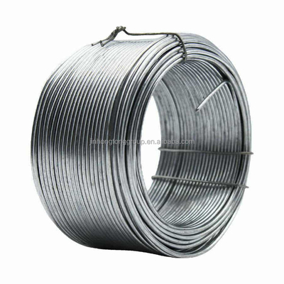 Snijdservice 0,7 mm 0,8 mm 1,2 mm 1,6 mm 1,8 mm 2 mm Diameter Warmdipp gegalvaniseerd zacht staal MS GI draad voor bouwbinding