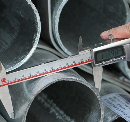 250 mm doorsnede gegalvaniseerde buis 10 inch ronde gegalvaniseerde stalen buis en gi-pijp gegalvaniseerde buis voor kassen veelzijdig