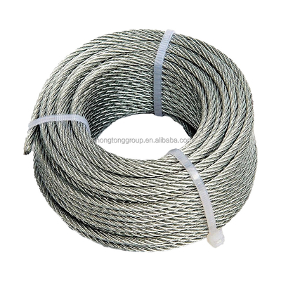 Niet-legering 1x7 Diameter ASTM A 475 High Tensile gegalvaniseerd 7 draad 0,33 mm staalstreng gegalvaniseerd staaldraad touw