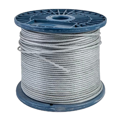 Niet-legering 1x7 Diameter ASTM A 475 High Tensile gegalvaniseerd 7 draad 0,33 mm staalstreng gegalvaniseerd staaldraad touw