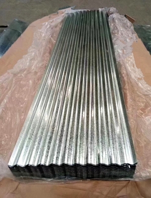 22 Gauge gegalvaniseerd dakblad 1,5 mm Tolerantie ± 1% Regelmatig Spangle gegalvaniseerd gegolfd stalen dakblad Exporteur