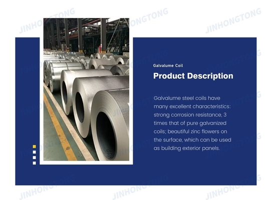 Hot Dip Aluzinc Coated Galvanized Aluminium Galvalume GL Steel Coil voor het maken van kleine gereedschappen Klasse SGCC/DX51D AZ/DX52D AZ
