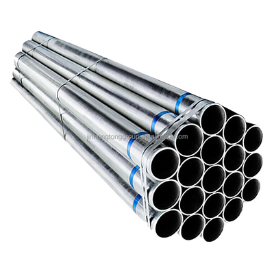 Carbon Grade 15mm Hot Dip GI Round Steel Tubing Pre Galvanized Steel Tube Pipe met en elektronisch weerstand Gesweisd