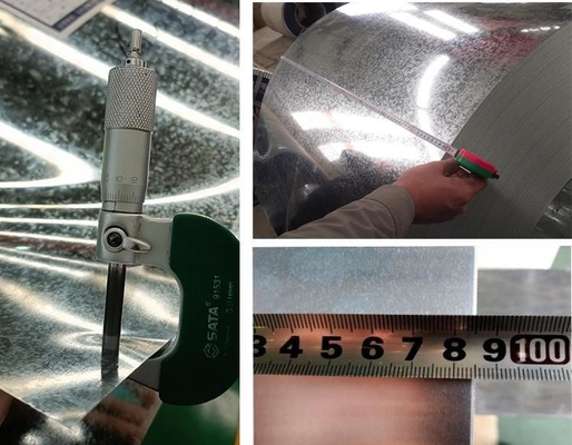 JIS/ASTM/AISI/GB-standaard warm gedompeld gegalvaniseerd legeringsstaalplaat voor ketelplaat G550 PPGI spoelen Az150 3mm Cutter