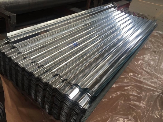 Zinkdakplaten met halfhard gegalvaniseerd, gegolfd bij ASTM/AISI/SGCC/CGCC/TDC51DZM/TDC52DTS350GD/TS550GD/DX51D Z
