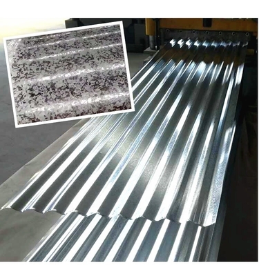 Zinkdakplaten met halfhard gegalvaniseerd, gegolfd bij ASTM/AISI/SGCC/CGCC/TDC51DZM/TDC52DTS350GD/TS550GD/DX51D Z
