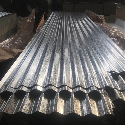 Z30-Z40 Coating Customized Size G3302 gegalvaniseerde stalen dakplaten 22 26 32 Gauge Dikte gegalvaniseerde gegolfde stalen plaat