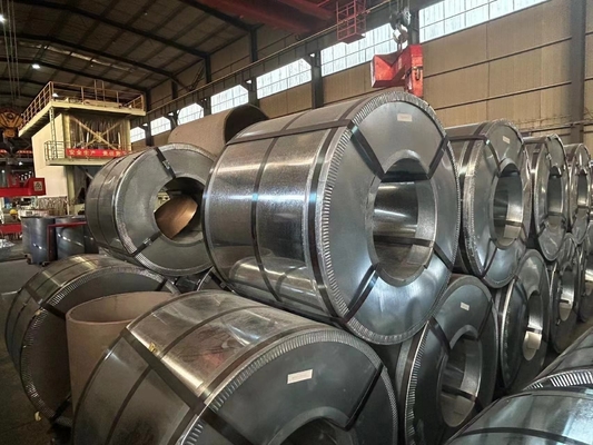 Zinkgecoate gegalvaniseerde staal spoel met lage koolstof Gi/Gl 0,8 mm 0,45 mm*1200 mm Dx51d Z80 Tolerantie ±1% voor het maken van buizen