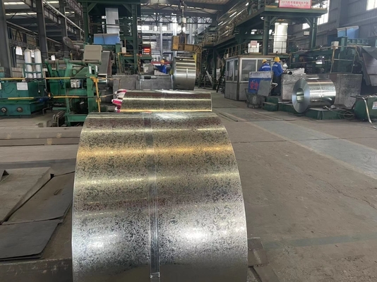 Standaard AiSi Prime G90 gegalvaniseerd stalen spoel IJzerrol gegalvaniseerde stalen spoel 100 mm gegalvaniseerde stalen spoel Z275 voor het maken van container