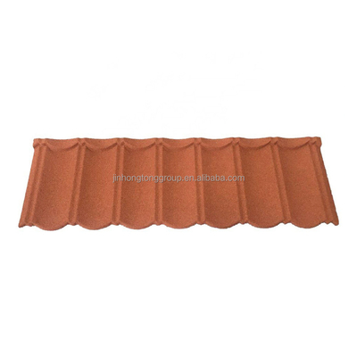 1340*420mm Anti-corrosie AZ 150g metalen dakpannen met een stenen coating met aangepaste kleuren