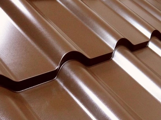 Gepersonaliseerde kleur Mat oppervlak RAL PPGI gegolfde metalen dakplaat koudgewalste spoelen dakplaat stuk met RAL kleur