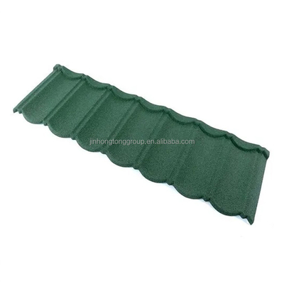Plain Roof Tiles Stone Coated Color Tile Roofing Sheet met hoge corrosiebestendigheid