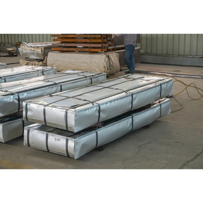 Bouwmateriaal Aanpassing Dx51d Dx52d Dx53d 600mm-1200mm Grof metaal-staalplaat Galvalume dakplaat