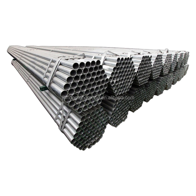 Q235b Warm gedompelde gegalvaniseerde ronde gelaste stalen buizen 18 gauge gegalvaniseerde stalen buizen voor omgevingen met hoge temperatuur