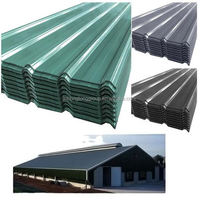 Langdurige prestaties dakbouwmaterialen DX51D DX52D SGCC gegalvaniseerd gegolfd metalen dakplaat