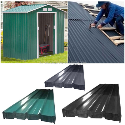 Langdurige prestaties dakbouwmaterialen DX51D DX52D SGCC gegalvaniseerd gegolfd metalen dakplaat