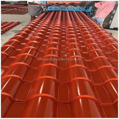 Langdurige prestaties dakbouwmaterialen DX51D DX52D SGCC gegalvaniseerd gegolfd metalen dakplaat