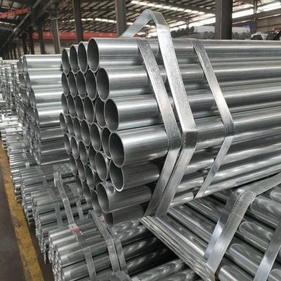 Hot Dip gegalvaniseerd ronde stalen buis voor de bouw Q235 Q345 ASTM dikwanden buis Lasservice