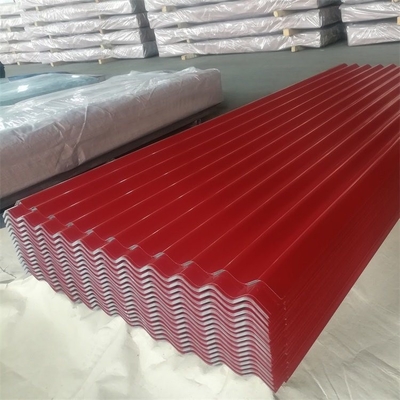 Custom RAL 8017 Chocoladekleurde PPGI gegolfde stalen dakplaat met 0,2 4 mm Dikte en breedte 600-1250 mm