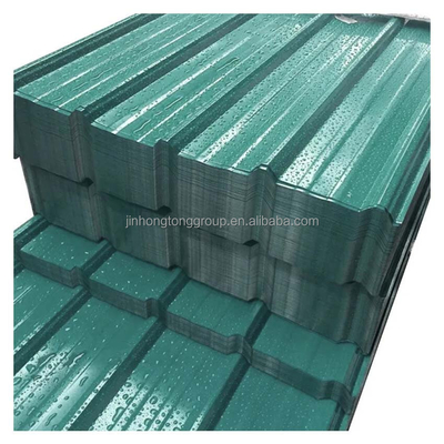 Gegalvaniseerde plaat metalen dakbedekking PPGI/GI golfmatig stalen plaat met breedte 600-1250 mm en regelmatige spangle