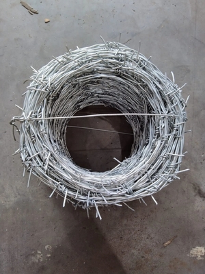 Barrellengte 1,5 cm-3,0 cm ijzeren draad PVC bedekt of gegalvaniseerd Razor Wire Concertina met hoge treksterkte