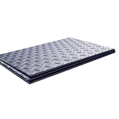 Warmgewalste checkerplaat Q235 JIS G3101 SS400 Structurele koolstofstaalplaat met linzendiamantbloempatroontechnologie