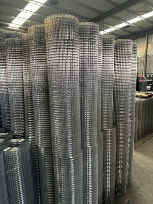 Geperforeerd scherm 1/2x1 1x1 Warm onderdompeld gegalvaniseerd ijzer gespannen draaddoek / 16 Gauge Elektro gegalvaniseerd vierkant gat gespannen gaas rollen