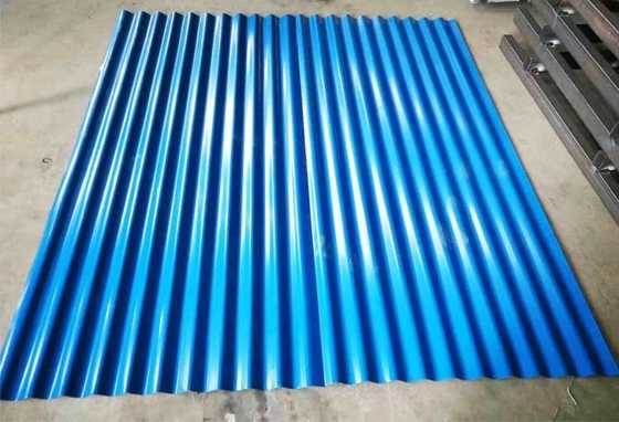 Minimium Spangle Zink gegolfde dakplaat Kleur gecoate voorgeverfde stalen daktegel voor verschillende toepassingen