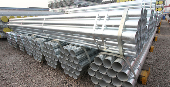 ASTM A53 sch40 Warm gedip galvaniseerde ronde staalpijp/ GI-pijp voor de bouw Tolerantie ± 1% facturatie volgens theoretisch gewicht