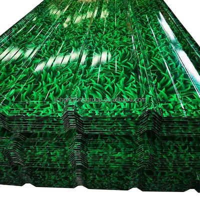 SGCC/SGCD/SGCE/DX51D/DX52D/S250GD/S280GD/S350GD/G550/SPCC Zinkbedekte voorgeverfde stalen dakplaat voor de bouw