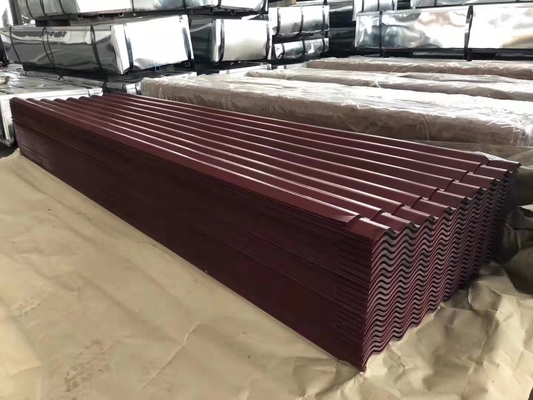 Chinese fabrikanten verliefd op de productie van gegolfde gegalvaniseerde stalen dakplaten