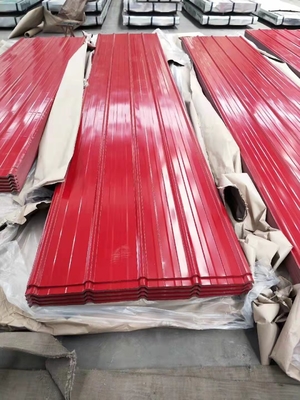 Z30-Z40 Coating Wave Tile 0.2 0.3 0.4 0.5 0.6 0.8 1.0 1.2 2.0 mm Kleurcoated PPGI PPGL Steel Roof Sheet