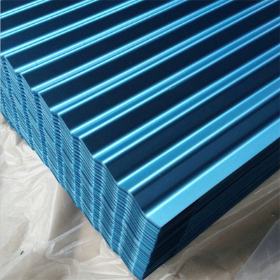 600-1250 mm Breedte Hoogsterkte gegalvaniseerde gegolfde kleur metalen dakplaat DX51D PPGI plaat kleur zink gecoate stalen dakplaat