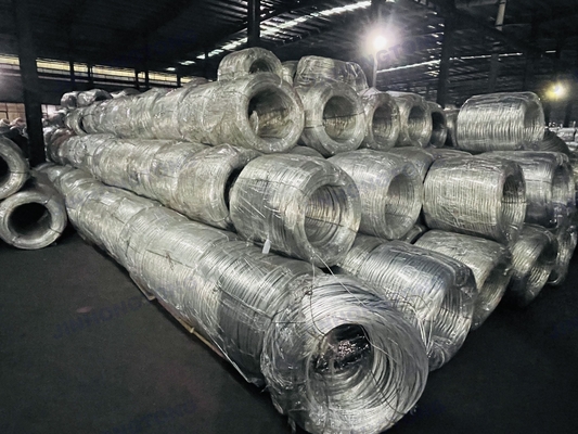 0.7mm 0,8mm 1,2mm 1,6mm 1,8mm 2mm Diameter warm gegalvaniseerd zacht staal MS GI draad met spoel Gewicht 5kg 500kg