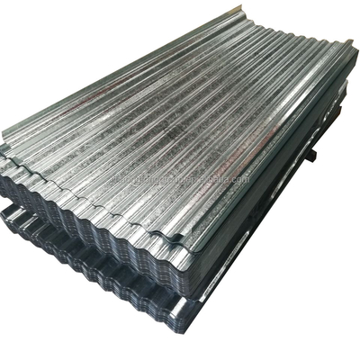 Zero Spangle 28 / 26 / 24 Gauge gegalvaniseerd gegolfde dakplaat voor uw vereisten ± 1% Tolerantie Breedte 600-1250mm