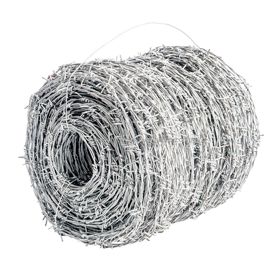 1.4mm-2.6mm Draadbreedte gegalvaniseerde prikkeldraadstof voor op maat gemaakte eisen