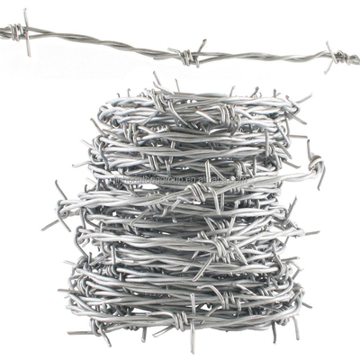 1.4mm-2.6mm Draadbreedte gegalvaniseerde prikkeldraadstof voor op maat gemaakte eisen