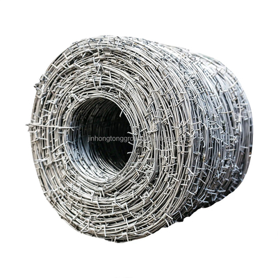 1.4mm-2.6mm Draadbreedte gegalvaniseerde prikkeldraadstof voor op maat gemaakte eisen