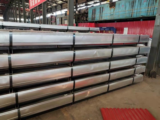 Gegalvaniseerde zink aluminium ijzeren dakplaat 28 Gauge Gi golfmatig staal dakplaat Metalen kwaliteit gegalvaniseerde stalen spoel beste