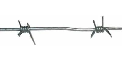 Gegalvaniseerde metalen prikkeldraad voor hekken 12.5 18 Gauge PVC bedekte ijzeren draad 50 kg Direct aanbod