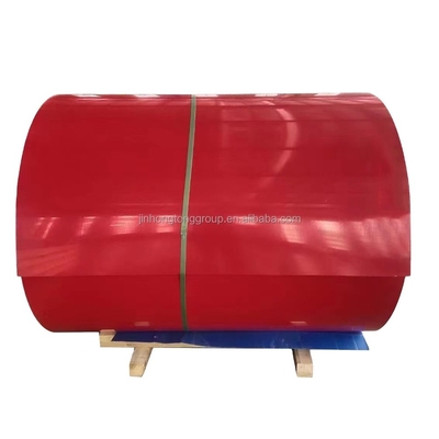 Breedte 700-1500 Ppgi Kleur gecoat 150 Gsm Aluzinc Ppgi Ral 9012 0,55 mm Op maat gemaakte spoelrol staalplaat staal spoel dak
