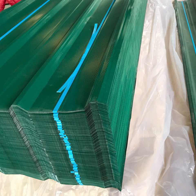 Zink gegalvaniseerde kleur golfmatige stalen dakpannen PPGI bekleed plaat voor bouwen op 0,2 4 mm Dikte ASTM Standard