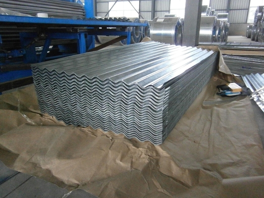 Gegalvaniseerde gegolfde plaat Dx51d Z150 Roofplaat van roestvrij staal
