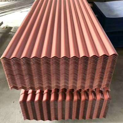 Dikte 0,2 4 mm Kleurbedekte 4ft x 8ft gegolfde gegalvaniseerde stalen plaat voor daken SGCC/CGCC/DX51D Z/Q195-Q345