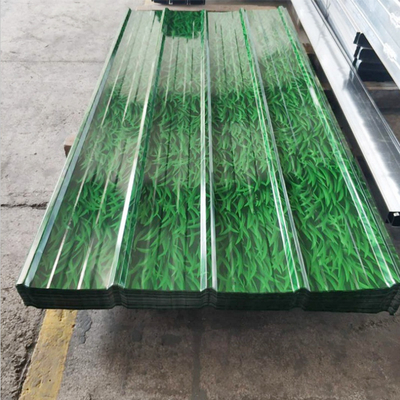Dikte 0,2 4 mm Kleurbedekte 4ft x 8ft gegolfde gegalvaniseerde stalen plaat voor daken SGCC/CGCC/DX51D Z/Q195-Q345