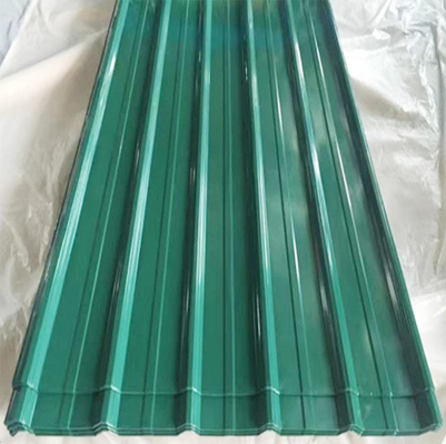 Voorgeverfde warm gegalvaniseerde kleuren dakplaten Midd hardheid Dx52d gegolfde dakplaat voor uw dakproject