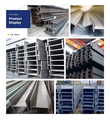 Bouwbouw Flankenbreedte 50-400 mm Lagers sectie Staal ASTM SS400 A36 Q235 Warmgewalst H/I balk Universele balk