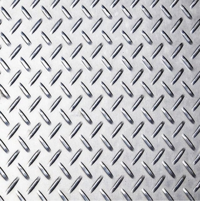 201 kwaliteit zacht staal plaat MS checker plaat checkered staal plaat spoel met 1,5-15 mm dikte