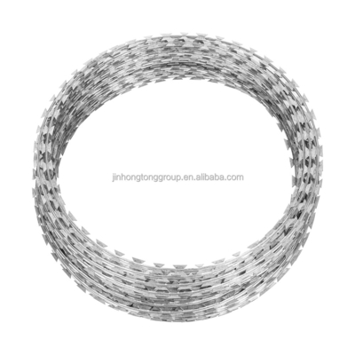 500 mm Diameter Snake Razor Draad IJzer Draad Concertina Razor Type Cross Razor Anti Climb Blade prikkeldraad 304 roestvrij staal