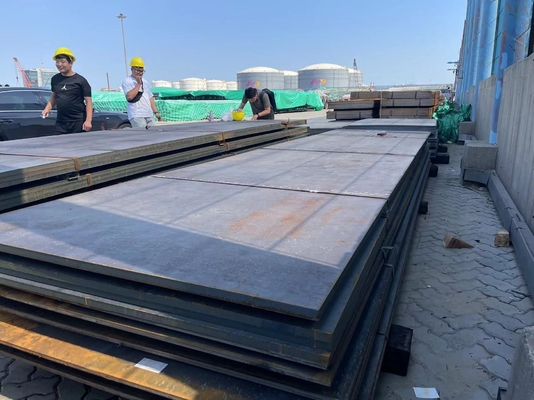 Niet-gelegeerd staalplaat Prima warmgewalste staalplaat voor het maken van metalen onderdelen volgens ISO9001-certificering
